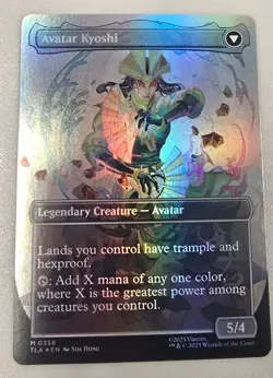 The Legend of Kyoshi (Borderless) Foil 0358 Avatar (TLA) Magic MTG NM - Image 1