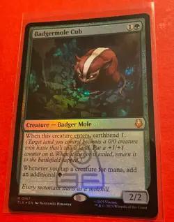 Badgermole Cub (Foil) M 0167-MTG Avatar The Last Airbender - Image 2
