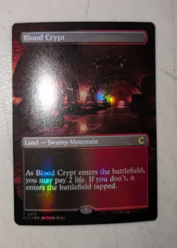 Magic The Gathering Clue Ravinca Rare Land Blood Crypt Holo - Image 2