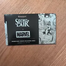 MTG Secret Lair X Marvel’s Spider-Man: Venom Unleashed (Inks) - Rainbow Foil - Image 1
