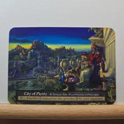 City of Plenty Non Foil Unique site Sorcery Contested Realm Gothic - Image 1