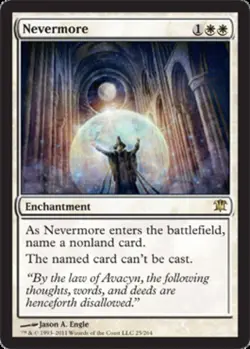 Nevermore - Foil NM, English MTG Innistrad - Image 1