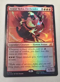 MTG Avatar Roku, Firebender TLE 0112 M NM Regular - Image 1