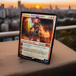 MTG Chandra, Flame's Catalyst - Foil, Core Set 2021, Lightly Played, English - Image 1