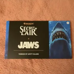 MTG Secret Lair x Jaws Terror of Amity Island *Non Foil​* NEW/SEALED - Image 1