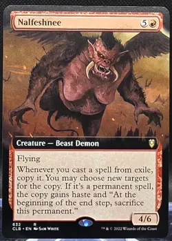 Nalfeshnee #632 Battle for Baldur's Gate Extended Art Regular Rare - Image 1