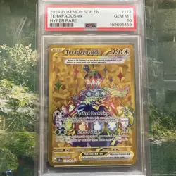 PSA 10 - 2024 POKEMON SCR EN-STELLAR CROWN 173 TERAPAGOS EX - Image 1