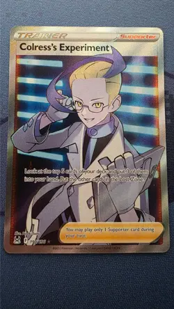 Pokemon - Colress's Experiment (Full Art) - 190/196 - Lost Origin - Holo NM - Image 1