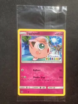 Pokemon Jigglypuff 71/111 Build-a-Bear Workshop Stamped Promo Card New & Sealed - Image 1