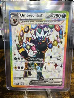 Pokemon TCG Umbreon EX 176 Black Star Promo Prismatic Evolutions Full Art NM - Image 1