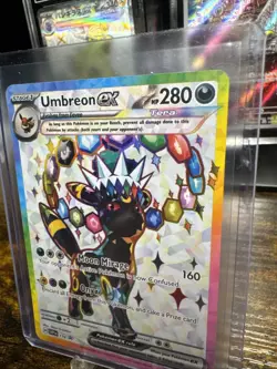 Pokemon TCG Umbreon EX 176 Black Star Promo Prismatic Evolutions Full Art NM - Image 4