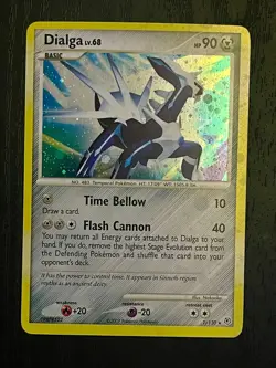 Pokemon Dialga 1/130 Diamond Pearl Cosmos Holo Rare NM TCG - Image 1