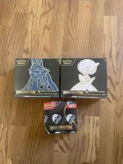 Pokemon Center Mega Evolutions Gardevoir + Lucario ETB + Enhanced Booster Box - Image 1
