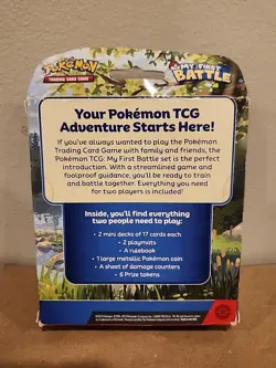 Pokemon My First Battle Two Mini Starter Decks Charmander & Squirtle Sealed New 820650852534 - Image 2