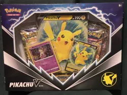 Pokemon Pikachu V Box Fusion Strike Brilliant Stars New Mint 820650851179 - Image 1