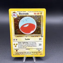 Pokemon TCG Electrode Jungle 2/64 Holo Unlimited Holo Rare LP+ / NM - Image 1