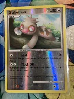 Pokemon TCG: Slakoth 95/127 - Platinum Base Set - Reverse Holo - LP - Image 1
