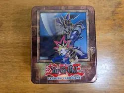 2002 Yu-Gi-Oh Yugi Dark Magician Knight Collectible Tin Empty Konami Upper Deck - Image 1