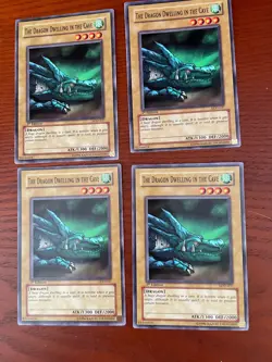 YuGiOh The Dragon Dwelling in The Cave LOD-037 1st Ed SINGLE USED EXC CONDITION - Image 1