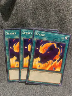 Yugioh Sparks Common LOB 25th Anniversary Nm X3 - Image 1