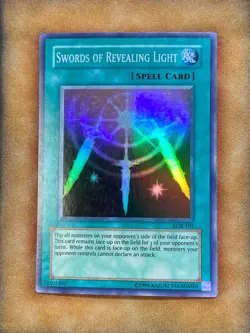 Yugioh Swords of Revealing Light LOB-101 Super Rare 2017 Print NM - Image 1