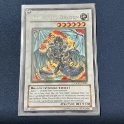 Yugioh - Iron Chain Dragon CSOC-EN040 Crossroads of Chaos Unlimited Rare NM - Image 1