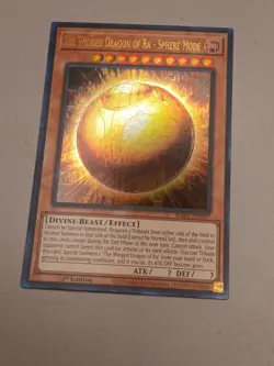 Yu-Gi-Oh The Winged Dragon Of Ra - Sphere Mode RA01-EN007 1st Ed Ultra Rare NM - Image 2