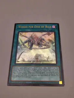Yugioh Wishes for Eyes of Blue SDWD-EN042 Ultra Rare 1st Ed NM - Image 1