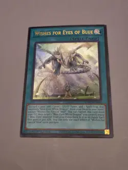 Yugioh Wishes for Eyes of Blue SDWD-EN042 Ultra Rare 1st Ed NM - Image 2