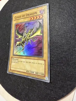 Yu-Gi-Oh! TCG Curse of Dragon LOB-066 Unlimited Edition Super Rare NM - Image 3