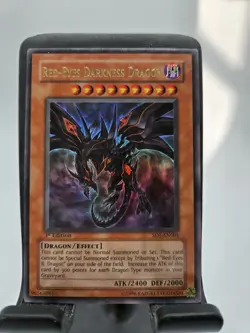 Yugioh Red-Eyes Darkness Dragon 1st Edition SD1-EN001 - Image 1