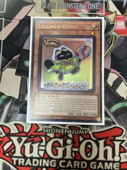 Lollipo Yummy Ultra Rare 1st Edition JUSH-EN01 Yugioh - Image 1