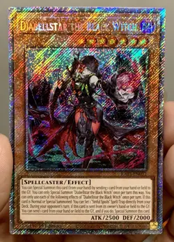 Yugioh Diabellstar the Black Witch RA03-EN032 Platinum Secret Rare NM w/Tracking - Image 1
