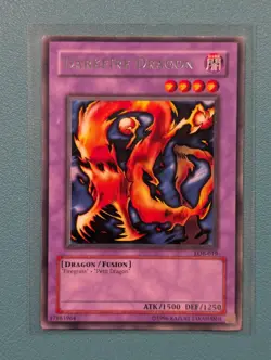 Darkfire Dragon LOB-019 The Legend of Blue Eyes White Dragon Unlimited - Image 1