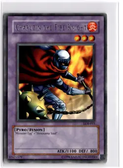 Charubin the Fire Knight Unlimited Rare LOB-015 LP - Image 1