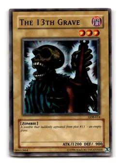 The 13th Grave - LOB-014 - YuGiOh-LP - Image 1