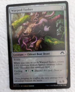 Warped Tusker *** FOIL *** MTG Card NM (g135) - Image 1