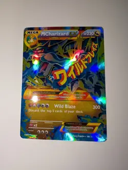 M Charizard EX 108/111 Flashfire Holo - RARE 2014 MEGA Pokemon Card - Image 1