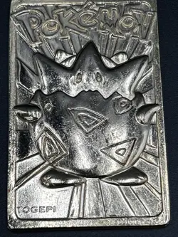 Vintage Burger King Pokemon Topegi Trading Card 23K Gold Plated Nintendo 1999 - Image 5