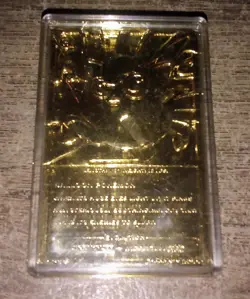 New In Case, 23K Gold Plated Jigglypuff Pokemon Card ONLY, Burger King Toy 1999 - Image 4