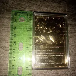 New In Case, 23K Gold Plated Jigglypuff Pokemon Card ONLY, Burger King Toy 1999 - Image 5