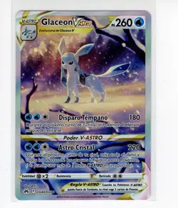 ~ESP~ SPANISH Glaceon VAstro GG40 Crown Zenith Pokemon Card (g4) - Image 1