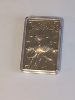 POLIWHIRL 23K GOLD PLATED LIMITED EDITION POKEMON CARD 1999 BURGER KING - Image 4