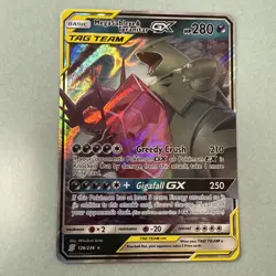Pokemon Mega Sableye Tyranitar Tag Team GX 126/236 Holo Card Unified Minds - Image 2