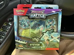Pokemon Rival Battle Deck Steven BRAND NEW FACTORY SEALED Excellent Promo Card - Image 1
