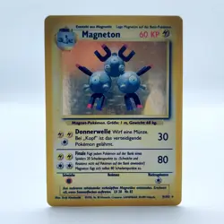Pokemon TCG Karte - Magneton 9/102 Base Set Deutsch Holo Rare - Image 1