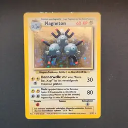 Pokemon TCG Karte - Magneton 9/102 Base Set Deutsch Holo Rare - Image 3