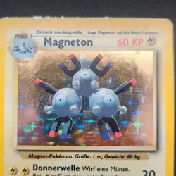 Pokemon TCG Karte - Magneton 9/102 Base Set Deutsch Holo Rare - Image 4