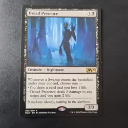 MTG Dread Presence Core Set 2020 NM Magic The Gathering +FREE CARDS - Image 1