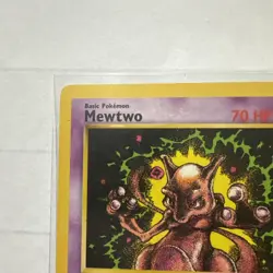Mewtwo 14 Black Star Movie Promo WOTC Wizards Of The Coast Pokemon Card TCG - LP - Image 2